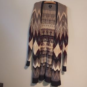American eagle knee length knit cardigan